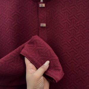 Alternative view of chinese soft popcorn fabric #BP801