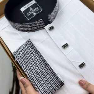 white pakistani cotton fabric embroidery- #w8890