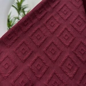 Alternative view of Chinese soft popcorn fabric #BP890