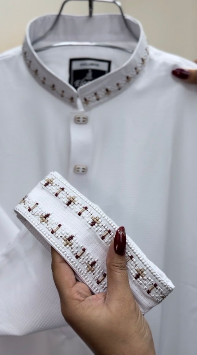 Pakistani milky cotton stich (premium) BP820 - Image 3