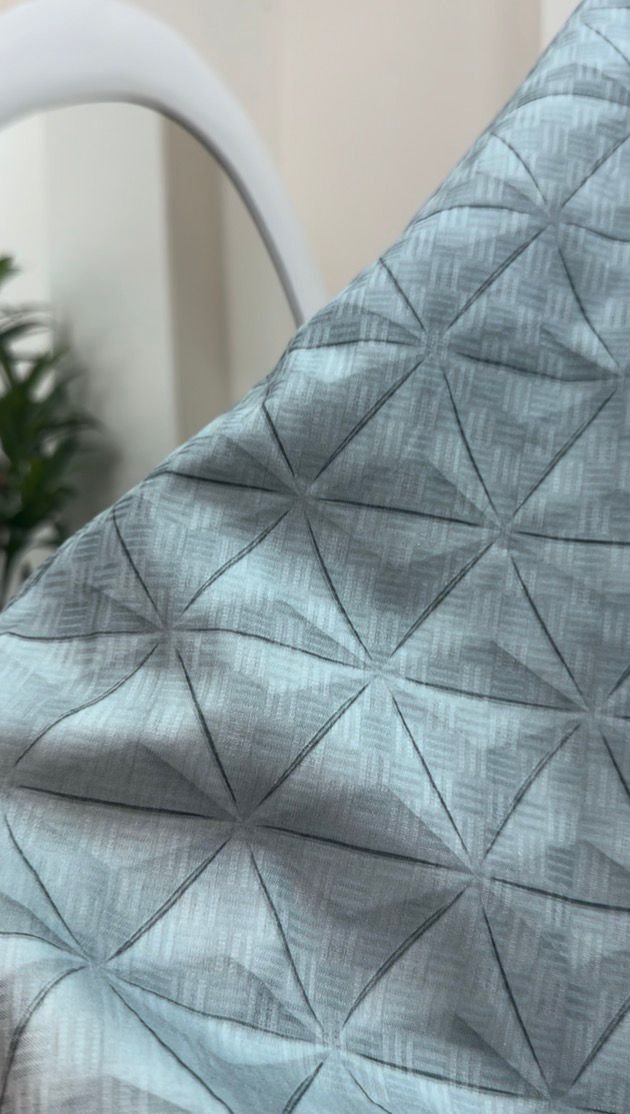 Pakistani cotton 3D print fabric (lite lemon)#BP821 - Image 2