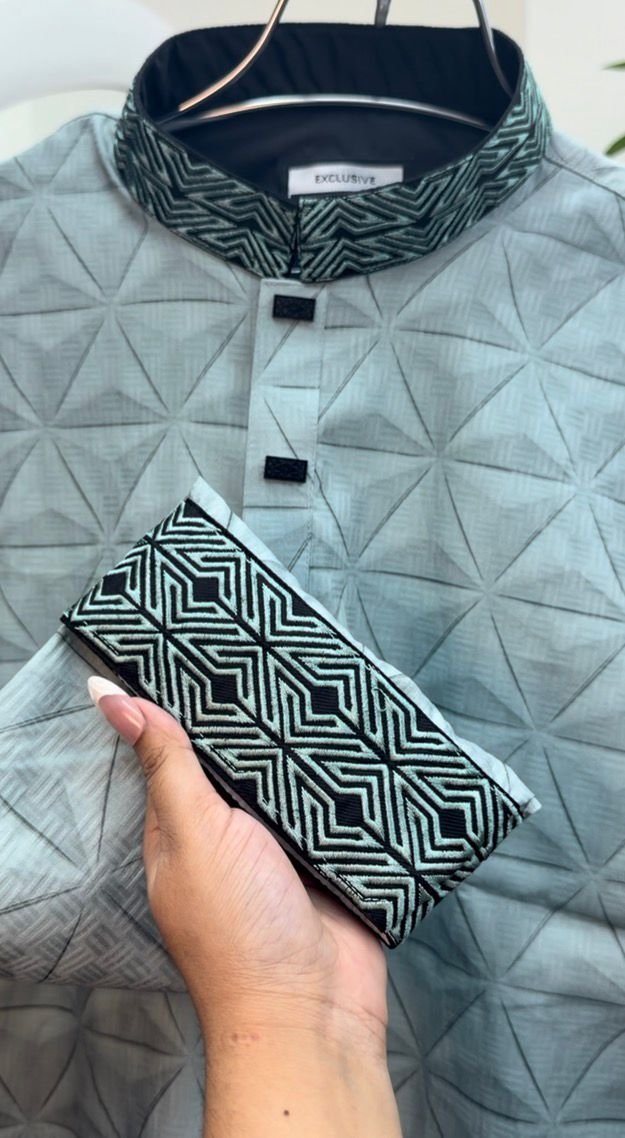 Pakistani cotton 3D print fabric (lite lemon)#BP821 - Image 4