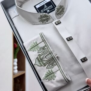 Pakistani fancy cotton (minar olive lite) #BP923