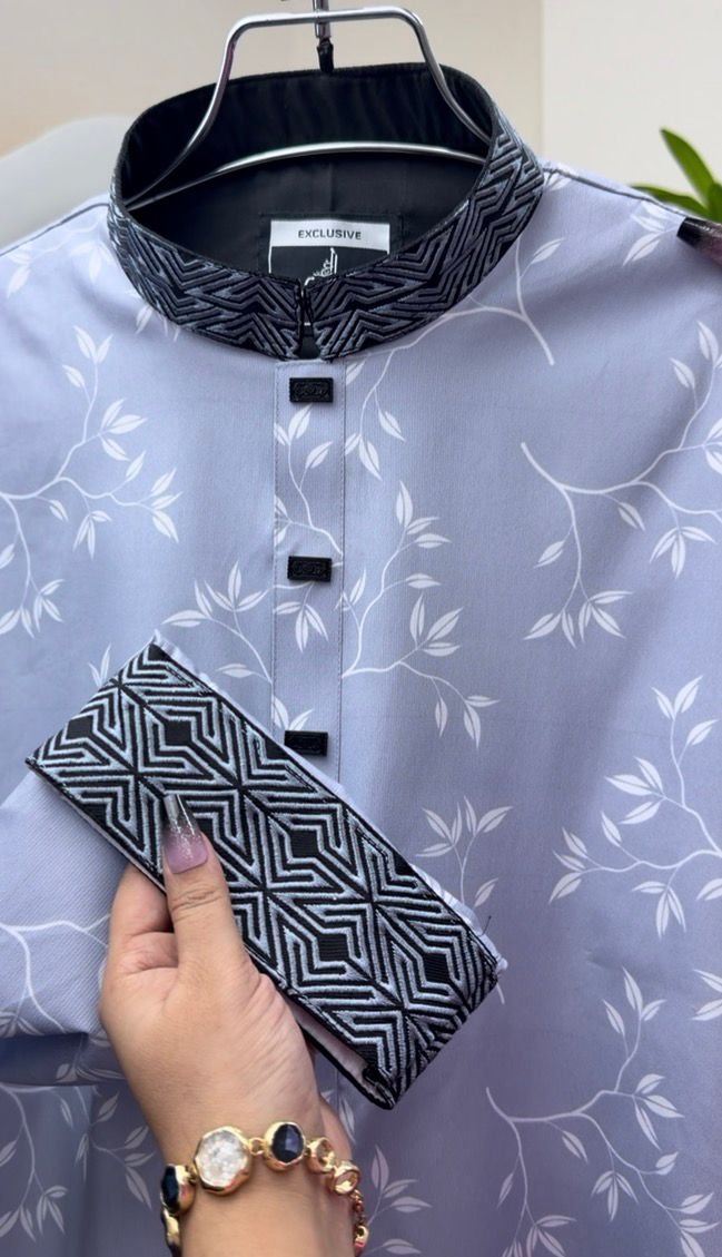 Pakistani cotton fabric print#BP934 - Image 4