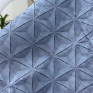 Alternative view of Pakistani cotton fabric with 3D print (akashi)#BP939