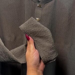 Alternative view of Pakistani popcorn fabric assh #BP105