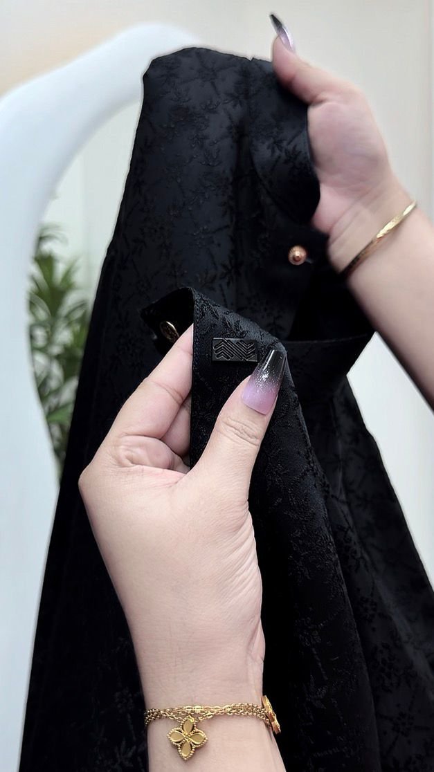 Kashmeeri katan luxary 140 GSM (Black) #BP945 - Image 3