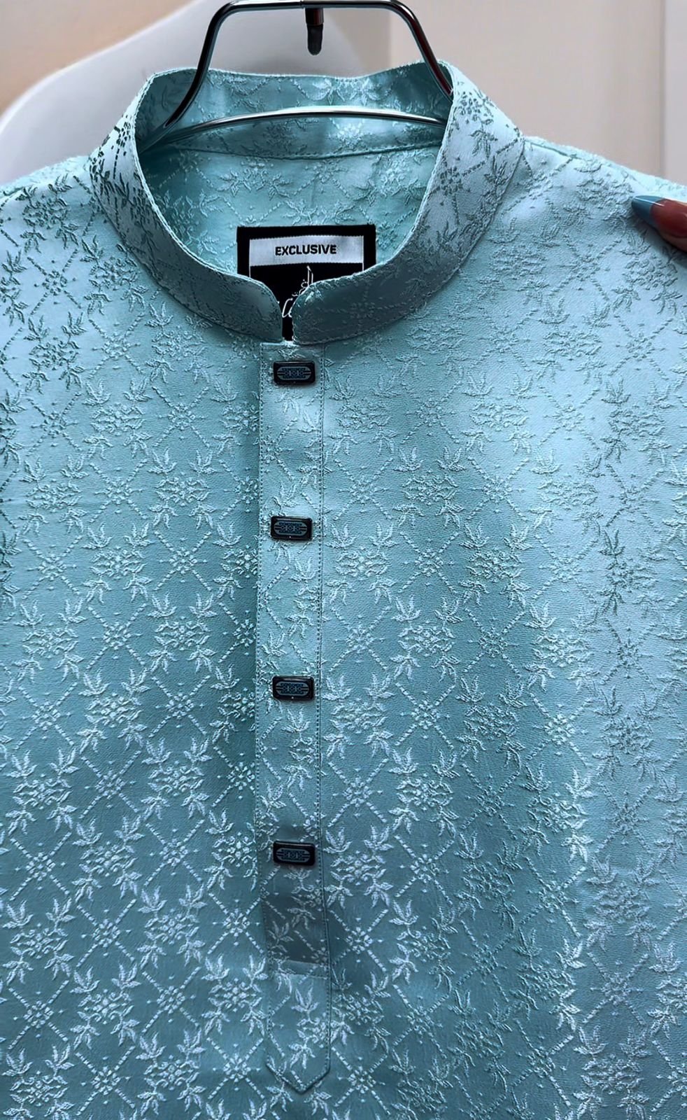 Kashmeeri katan fabric GSM-140 (pest) #BP943 - Image 5