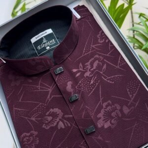 Chinese jafran soft stich print (dark khoyri)#BP960