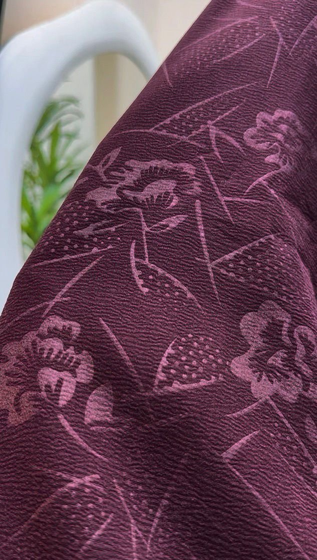 Chinese jafran soft stich print (dark khoyri)#BP960 - Image 4