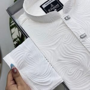 Alternative view of Chinese soft popcorn fabric #BP972